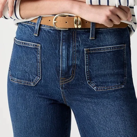 J Crew Slim wide-leg patch-pocket jean - Picture 2 of 5